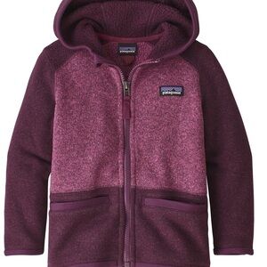 Patagonia Kids' Maroon and Plum Hoodie